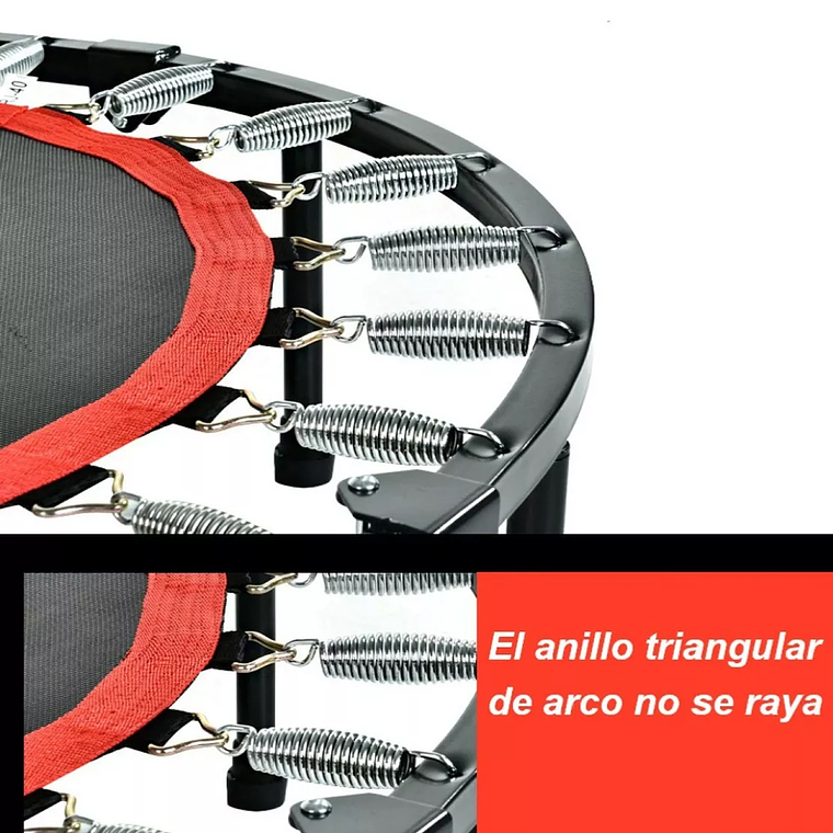 Trampolín Home Fitness Plegable 100cm Cama Elástica Portátil 4