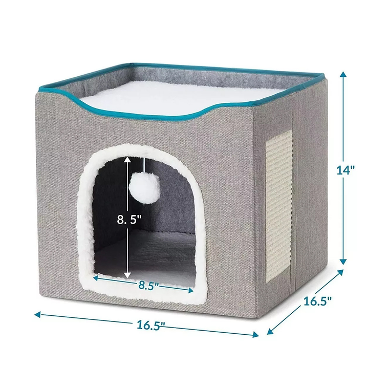 Cama Casa Iglu Para Mascotas Gato Y Perro Pequeño 5