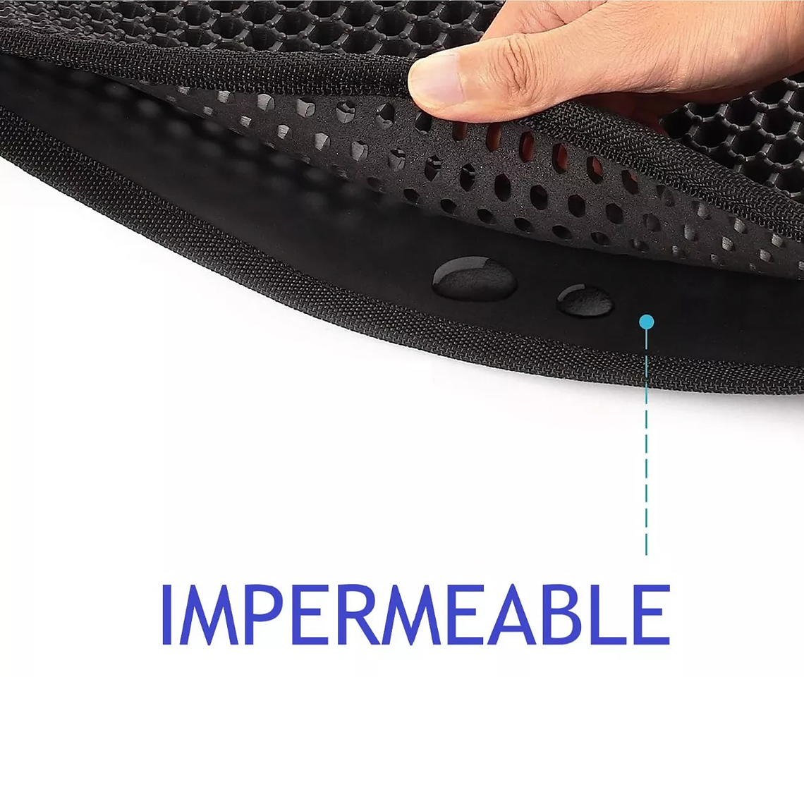 Alfombra Para Atrapar Arena De Gatos Tapete Arenero Mascotas 4