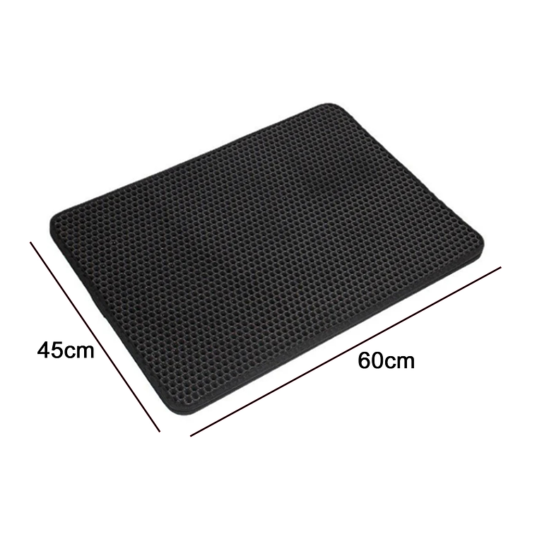 Alfombra Para Atrapar Arena De Gatos Tapete Arenero Mascotas 6