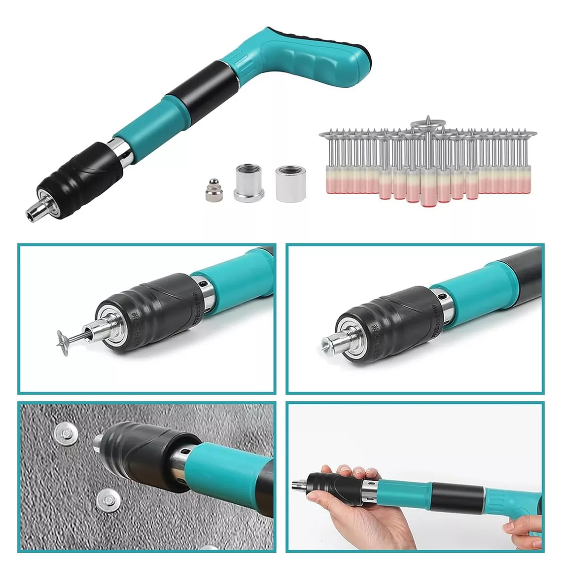 Kit De Pistola De Fijación De Pared Portátil 5