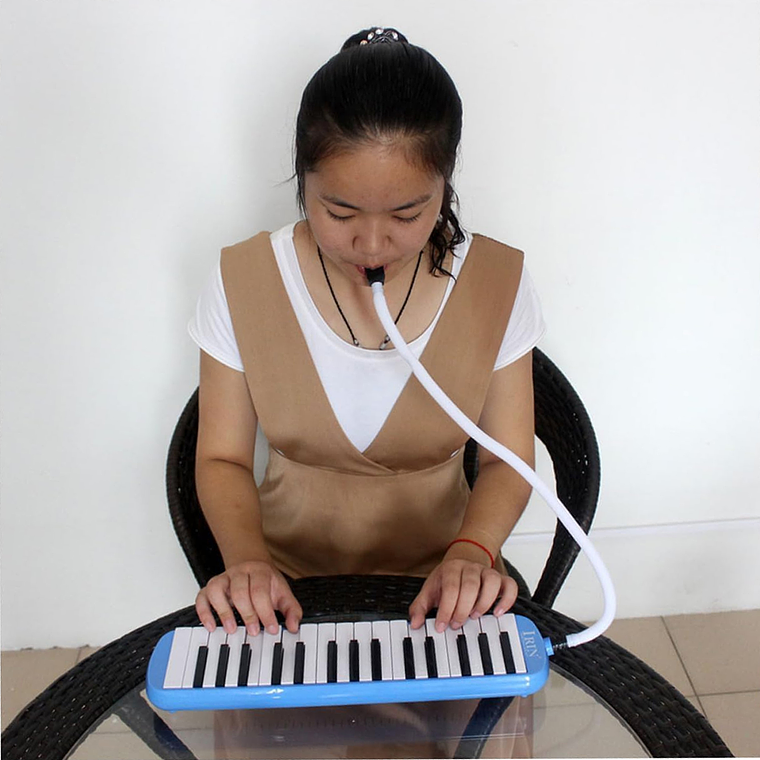 Melódica Teclado 32 Notas + Boquilla + Estuche Maletín 5