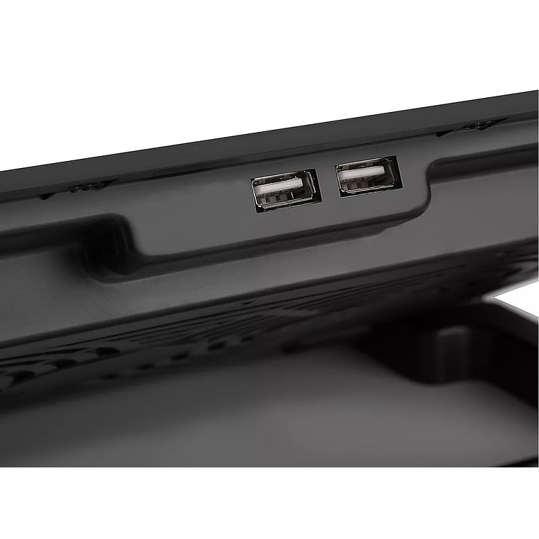 Base Soporte Para Notebook 2 Ventiladores /6 Velocidades Led 5