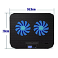Base Soporte Para Notebook 2 Ventiladores /6 Velocidades Led - Miniatura 6