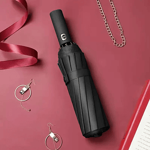 Paraguas Pliegue Automatico 12 Marco Soporte