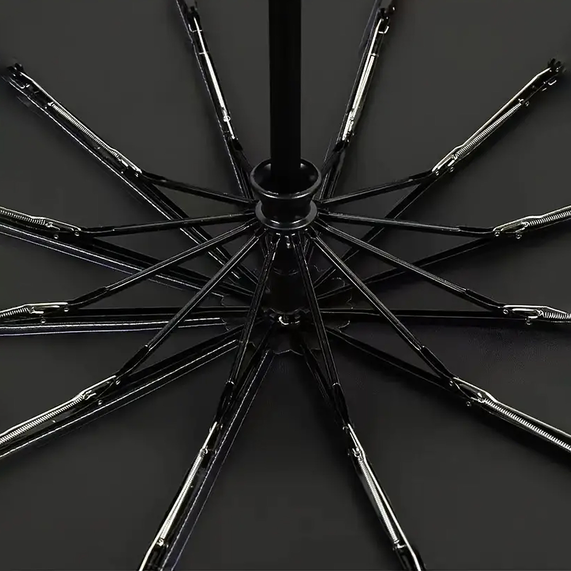 Paraguas Pliegue Automatico 12 Marco Soporte 4
