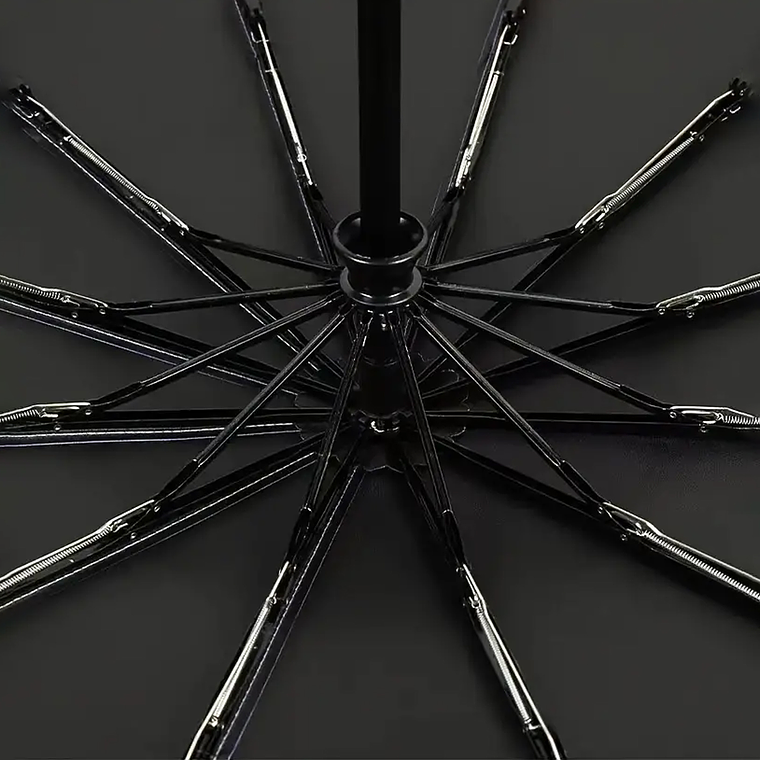Paraguas Pliegue Automatico 12 Marco Soporte 4