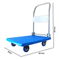 Carro Carga Yegua Plegable Plataforma Grande 300-400kg 90x60 - Miniatura 2