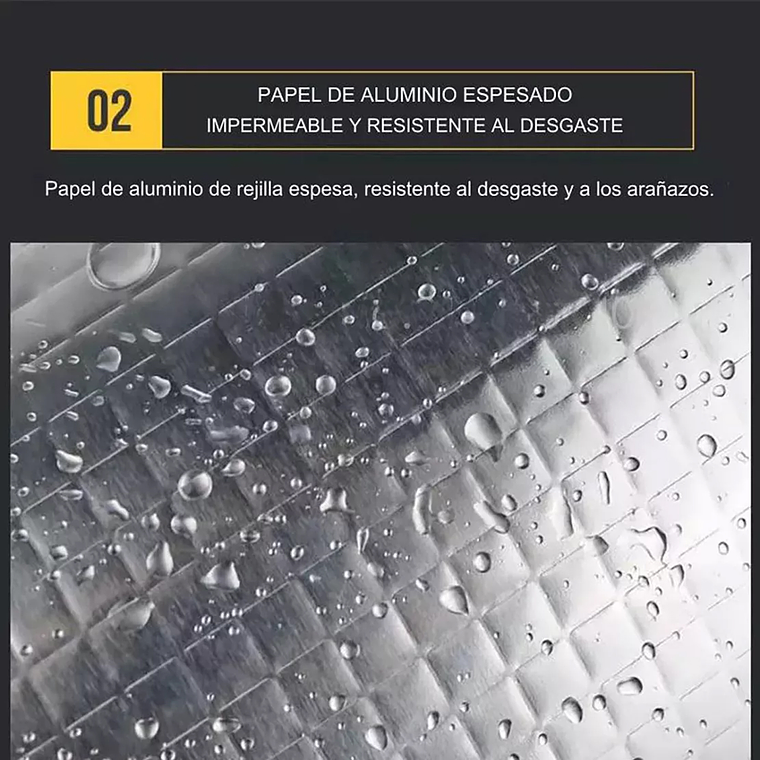 Cinta Sellador Butilo Techo Gotera Impermeable 5cmx10mtrs 3