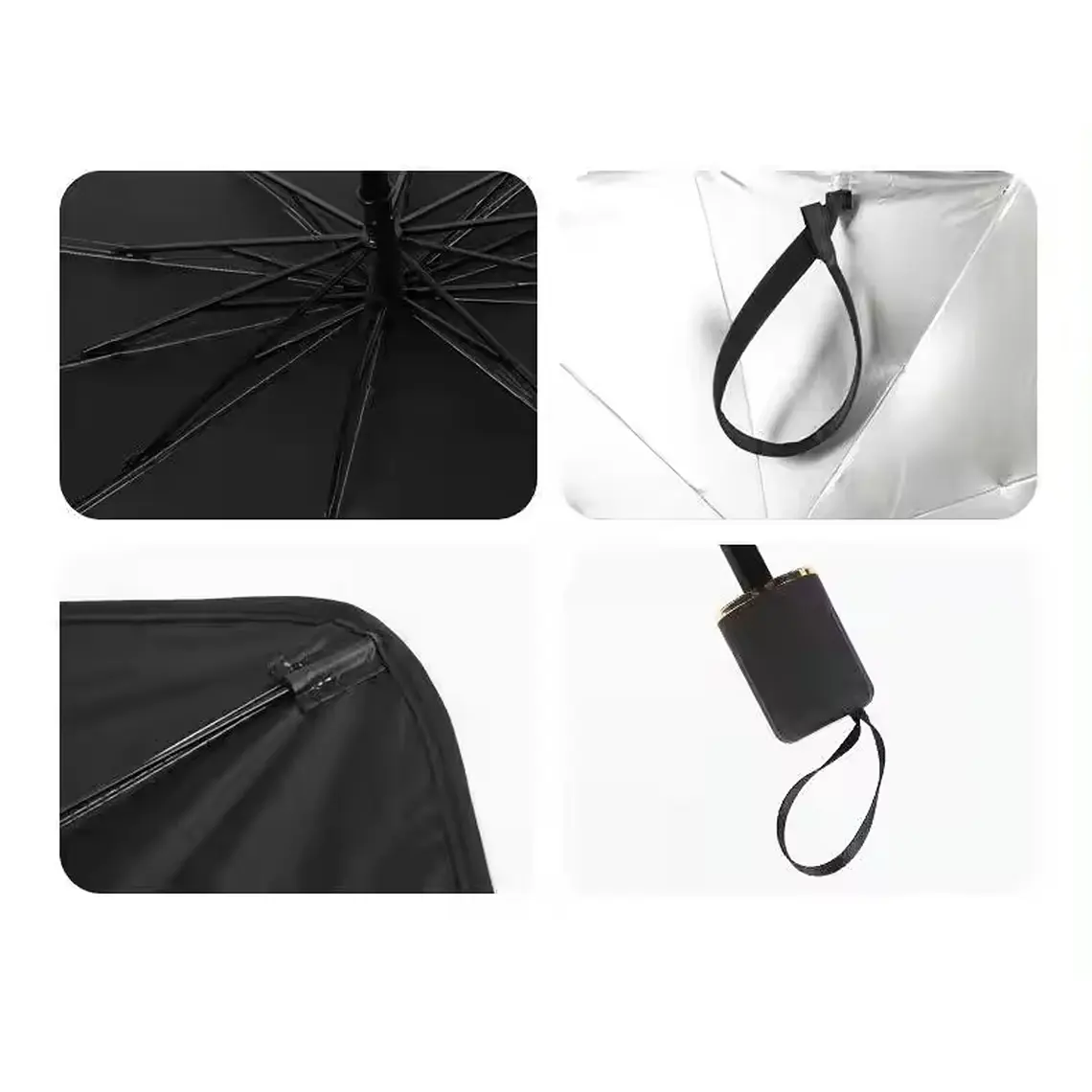 Quitasol Parasol Parabrisas De Auto Tipo Sombrilla Cubre Sol 5