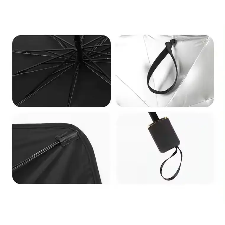 Quitasol Parasol Parabrisas De Auto Tipo Sombrilla Cubre Sol 5