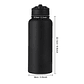 Termo Botella Agua Termica Acero Inoxidable + 4 Tapas 1000ml - Miniatura 7