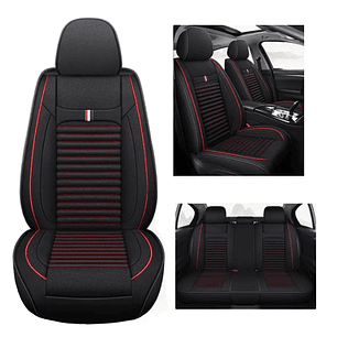 Set 5 Funda Cubre Asiento Universal Tela Forro Asiento