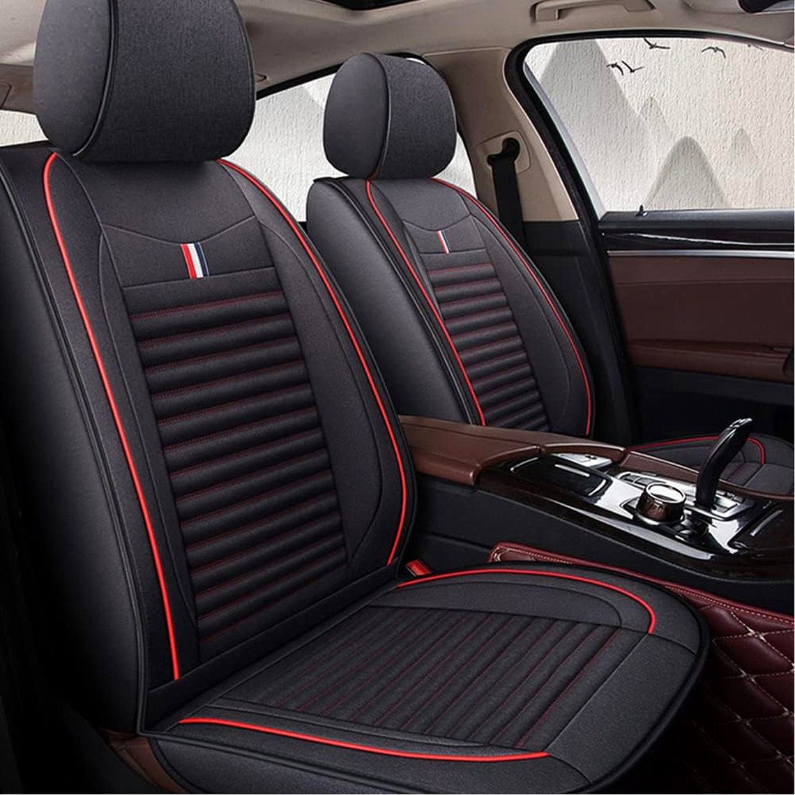 Set 5 Funda Cubre Asiento Universal Tela Forro Asiento 2