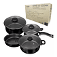 Juego Batería De Ollas 7 Piezas Pompei Antiadherente - Miniatura 1
