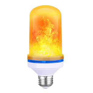 Ampolleta Led Efecto De Fuego Vivo Simula Llama