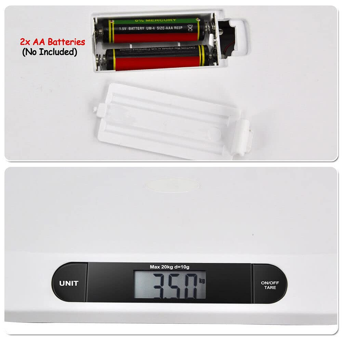 Balanza Digital Para Bebés Y Niños Pediátrica 20kg 3