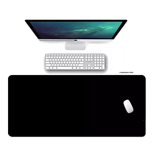 Mouse Pad Alfombrilla Protector Antideslizante 80x40 Negro
