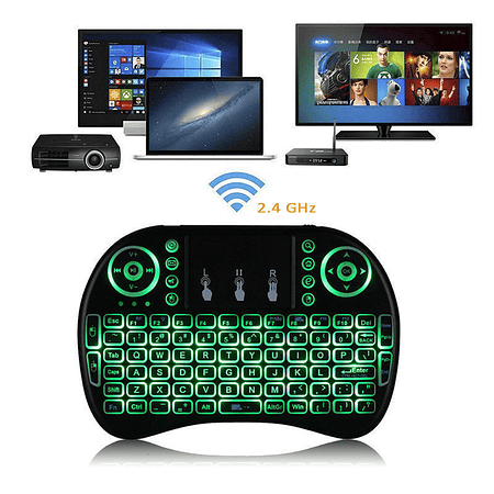 Mini Teclado Inalámbrico Touchpad Smartv Pc