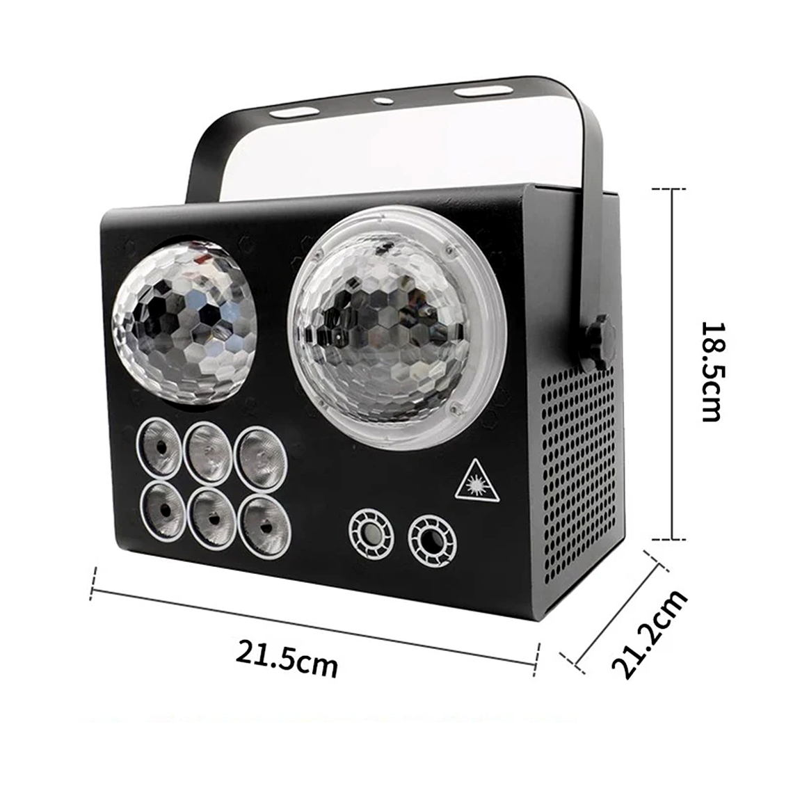 Bola Mágica De Cristal Láser,luces Efecto Agua C/control 50w 4