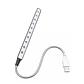 Lampara Led Usb Linterna Flexible Notebook - Miniatura 1
