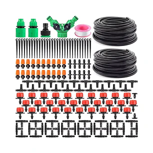 Kit De Riego Sistema Automático Por Goteo 30mtrs 149pcs