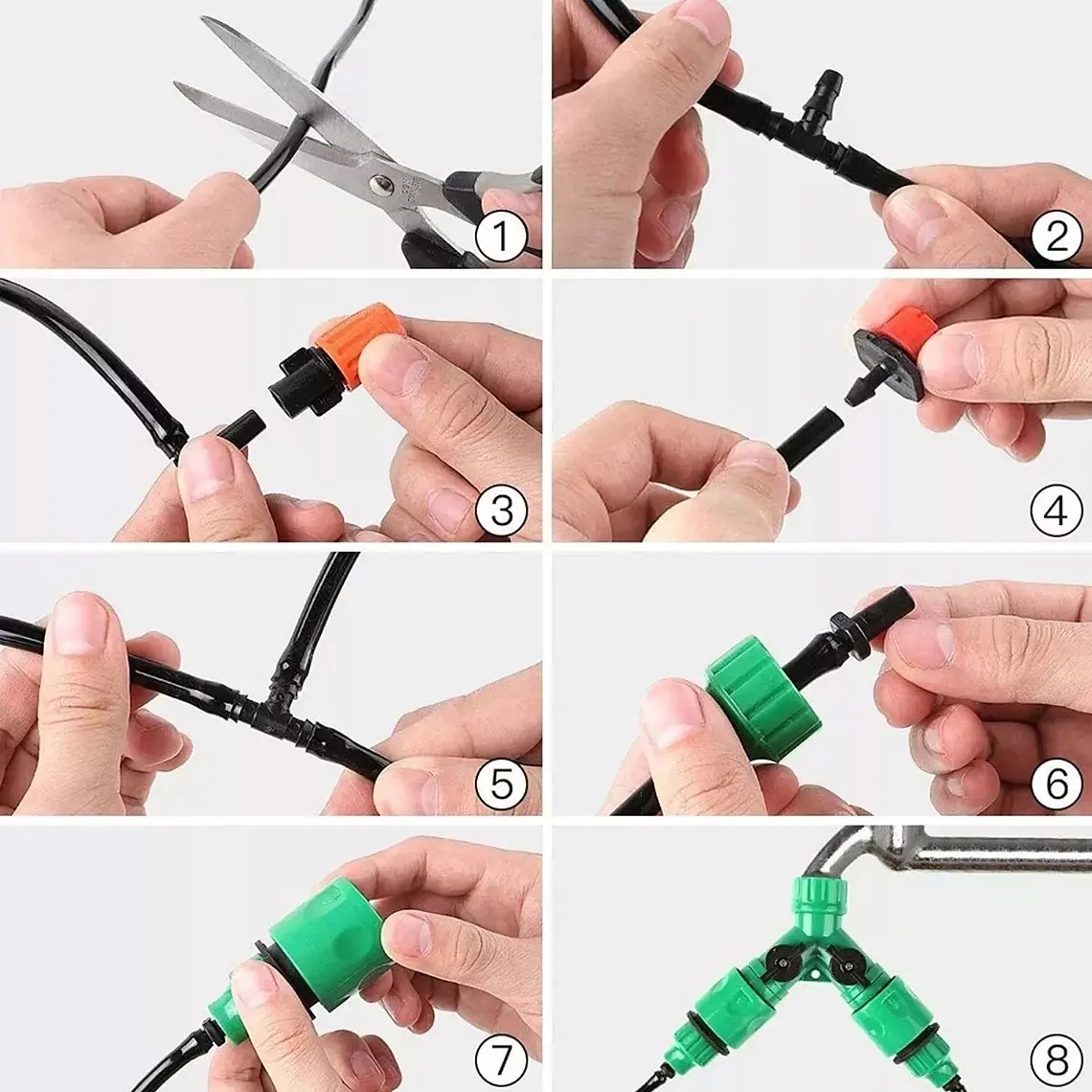 Kit De Riego Sistema Automático Por Goteo 30mtrs 149pcs 2