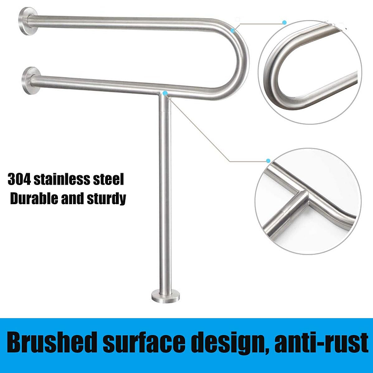Barra De Muro Para Discapacitados Acero Inoxidable 6