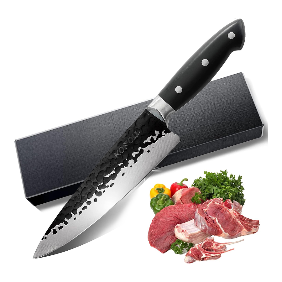 Cuchillo Acero Inoxidable Parrillero Chef Asado Hoja 21cm