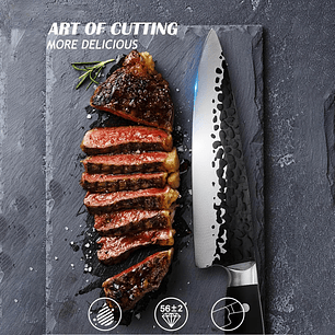 Cuchillo Acero Inoxidable Parrillero Chef Asado Hoja 21cm