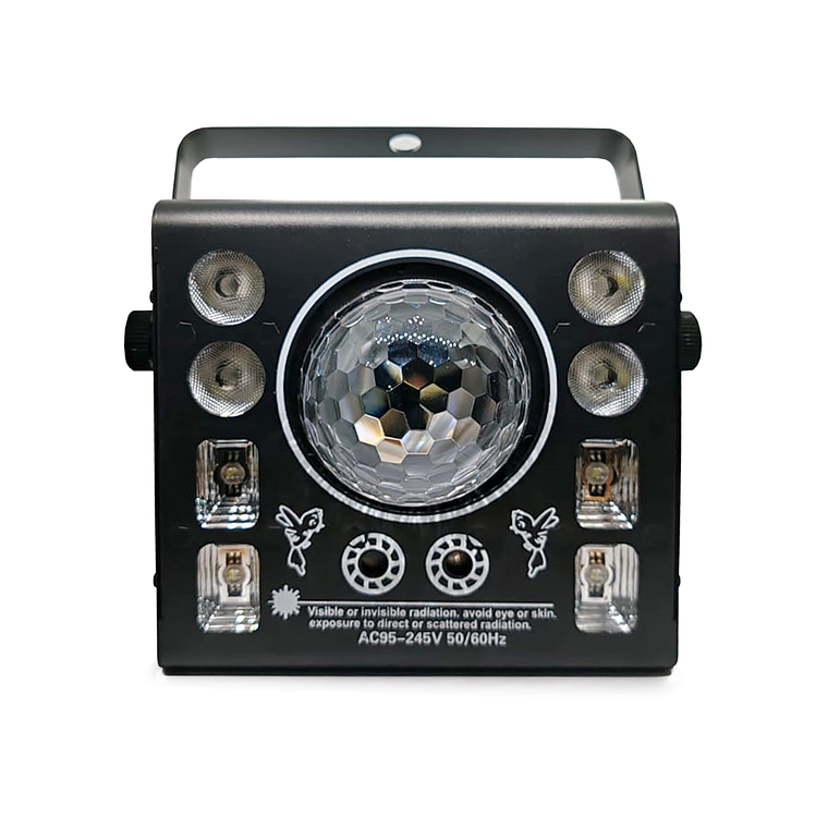Luz De Fiesta Bola Mágica 4 En 1,  Estroboscópica 4