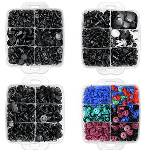 Kit 1295 Clip Broche Retencion Plastico Auto Lata Tapabarro