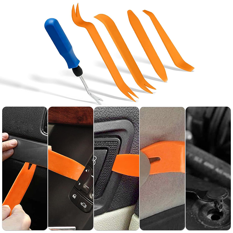 Kit 1295 Clip Broche Retencion Plastico Auto Lata Tapabarro 6