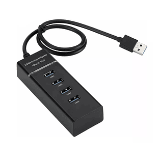 Hub Usb 3.0 4 Puertos De Alta Velocidad Indicador Led Azul