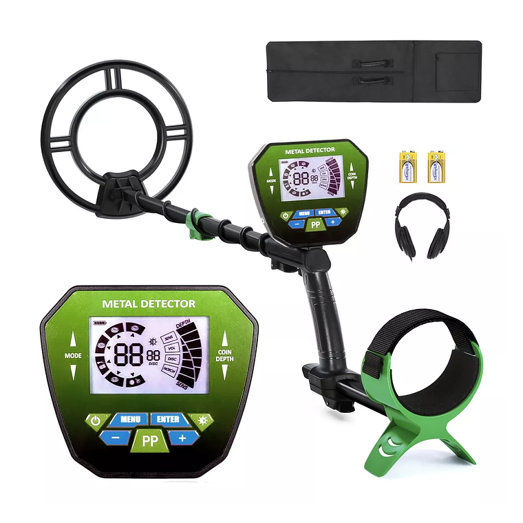 Detector De Metales Oro/plata/cobre Con Pantalla Lcd Md-1079 1
