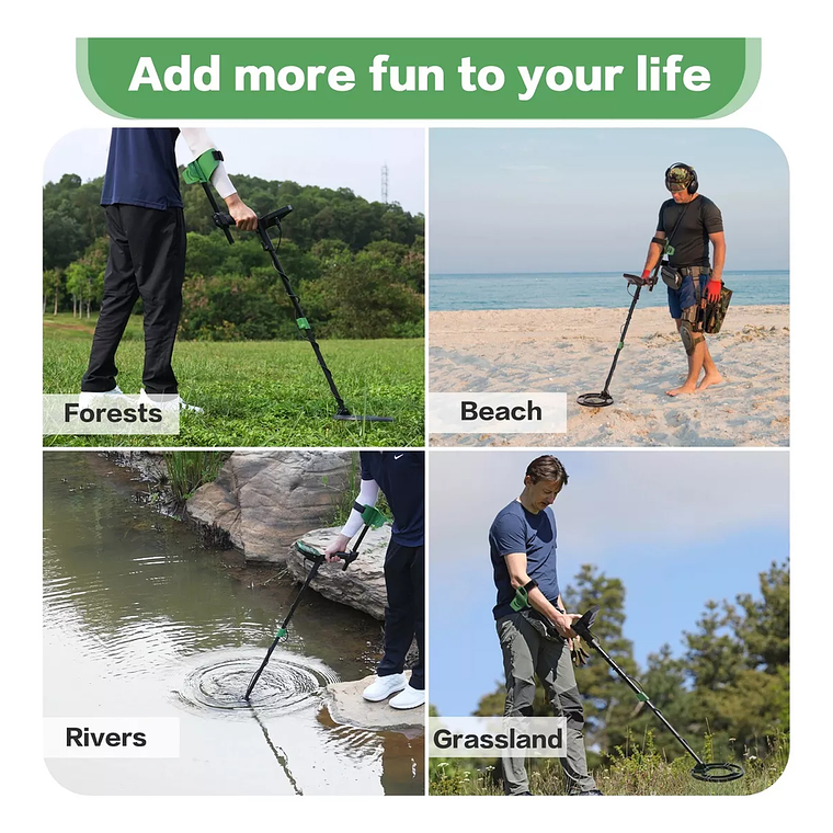 Detector De Metales Oro/plata/cobre Con Pantalla Lcd Md-1079 7