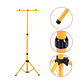Soporte Base Atril Tripode Para Foco Led 220v O Emergencia - Miniatura 2