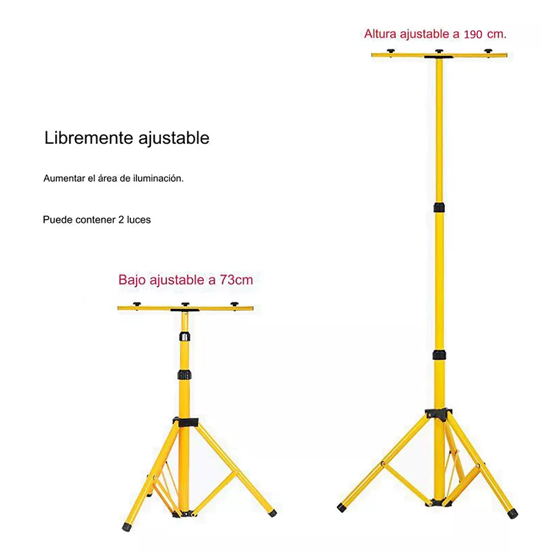 Soporte Base Atril Tripode Para Foco Led 220v O Emergencia 8
