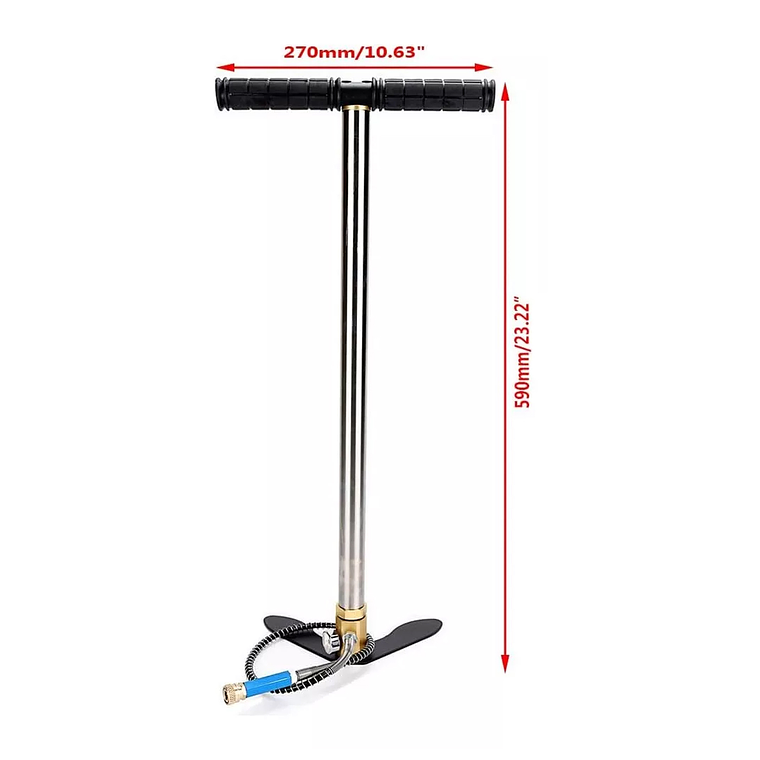 Bomba De Rifle Pcp 6000 Psi Con Pistón De 3 Etapas Y Accesor 6