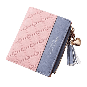 Billetera Tarjetero Monedero Elegante De Mujer Eco Cuero