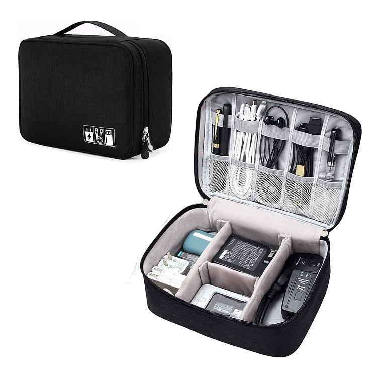 Bolso Organizador De Cables Y Accesorios Usb Viajero 1
