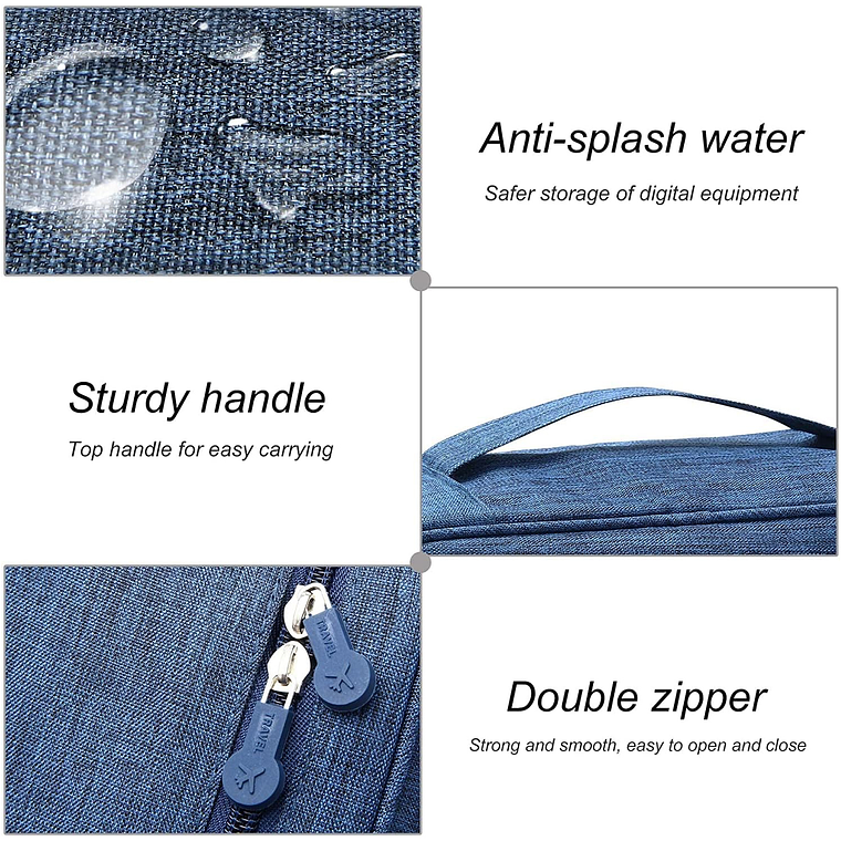 Bolso Organizador De Cables Y Accesorios Usb Viajero 6