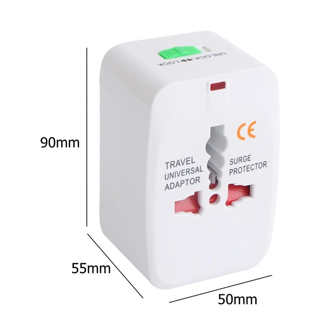 Enchufe Universal Adaptador Viajero Internacional 4