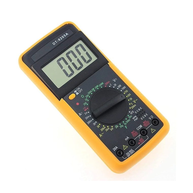 Multitester Multímetro Tester Digital Lcd Dt9205a 1
