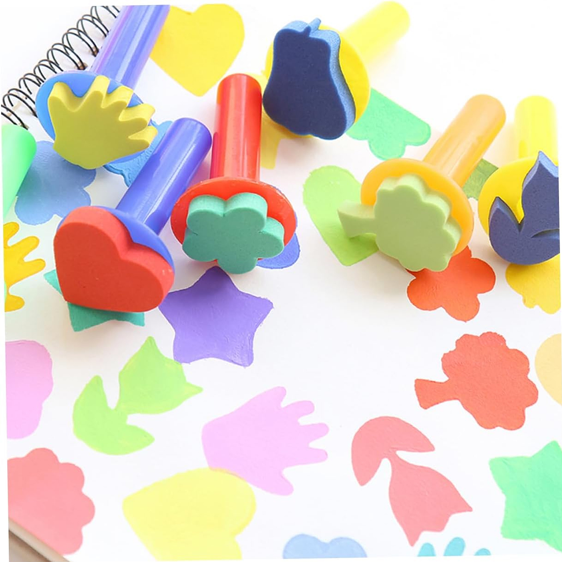Set De Arte 51 Pzs Para Pintar Para Niños Esponjas Figuras 5