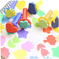 Set De Arte 51 Pzs Para Pintar Para Niños Esponjas Figuras - Miniatura 5