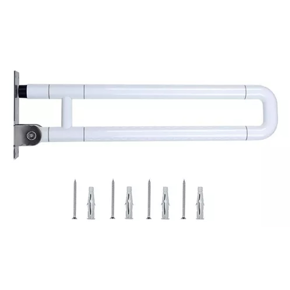 Barra Seguridad Para Discapacitados Abatible Acero Inox 60cm 1