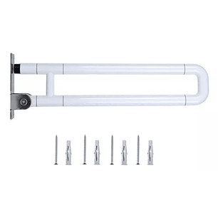 Barra Seguridad Para Discapacitados Abatible Acero Inox 60cm