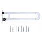 Barra Seguridad Para Discapacitados Abatible Acero Inox 60cm - Miniatura 1