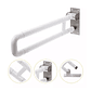 Barra Seguridad Para Discapacitados Abatible Acero Inox 60cm - Miniatura 5